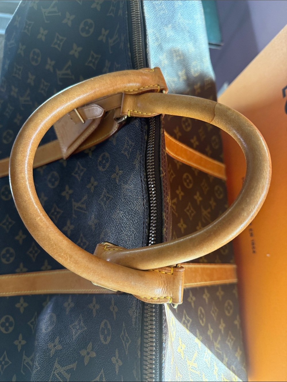 Louis Vuitton Monogram Keepall Bandouliere 60 - Picture 6 of 16